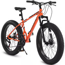 26 In. Orange Steel 21 Speed