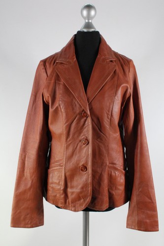 Giacca pelle marrone - , h&m