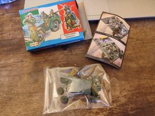 DG  SOLDATINI  atlantic 9021 squadra comando motorizzata  1/72 HO LEGGI  VINTAGE