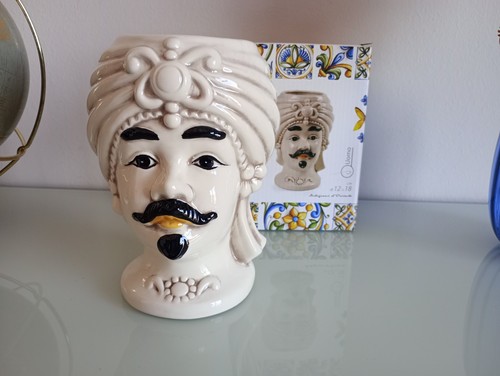 Testa moro ceramica - di,