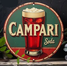 Targa in latta retrò CAMPARI