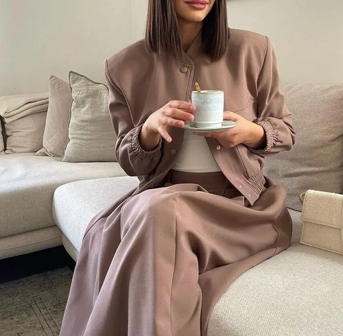 New zara ss23 maxi bomber - ss23,