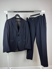 Giacca tuta uomo blu Scabal su misura 50R pantalone 52R