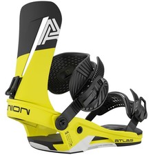 Union Atlas Snowboard Binding Da Uomo All Mountain Freestyle Giallo 2026 NUOVO