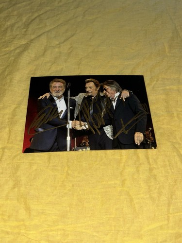 Photo cartonnée dédicacée