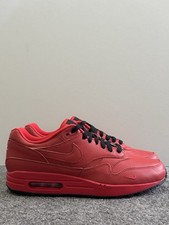 Nike Air Max 1 “By You”- “RED” - Mens - UK 8.5 - HQ3714 900 - Customised