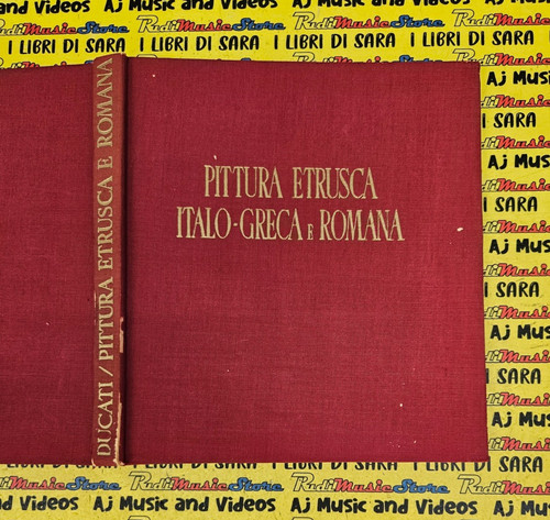 Book libro pittura etrusca - book,