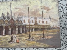 Coppia Di Quadri Ad Olio Su