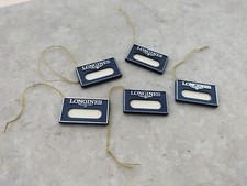 X1 LONGINES VINTAGE WATCH UHREN TAG LABEL ETICHETTA OROLOGIO CHRONOGRAPH ADMIRAL