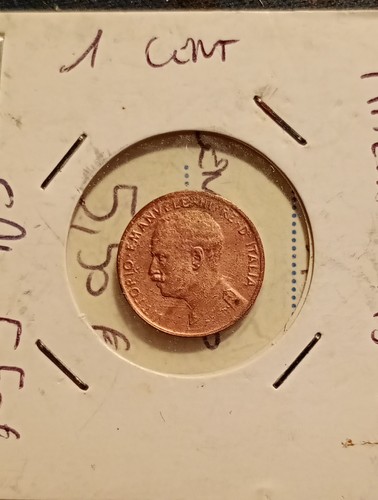 Moneta italia centesimo - italia,