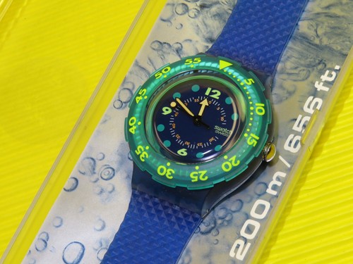 Swatch scuba blue - swatch,
