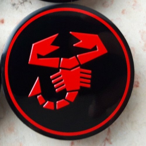 Tappo coprimozzo abarth - mm,