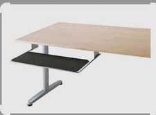 IKEA Summera vassoio tastiera grigio metallo scaffale estraibile nuovo