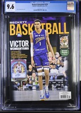 VICTOR WEMBANYAMA ROOKIE RARO SPURS BECKETT EDICOLA 1° METS92 2023 CGC 9.6