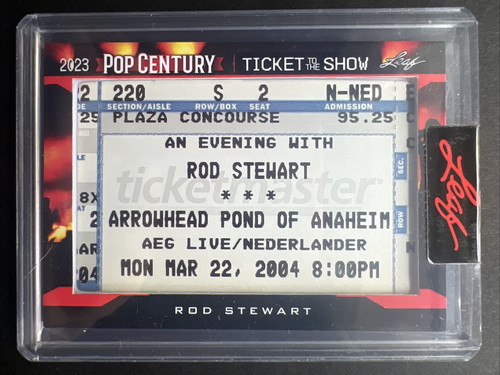 Biglietto concerto rod - biglietto, stewart
