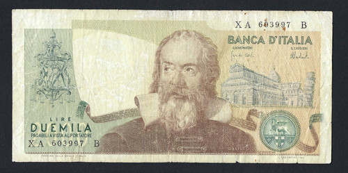 Repubblica italiana 2000 lire - italiana,