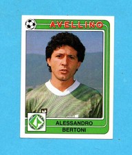 PANINI CALCIATORI 1986/87-Figurina n. 50-BERTONI -AVELLINO-CON VELINA