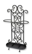 Portaombrelli in ferro - nero replica design retrò decorazione