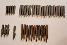 Pennino - Lotto 40 Antichi pennini varie marche formati Presbitero Logati Mason 