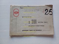 Gilera B 300 Extra 1961 catalogo ricambi originale spare parts catalog