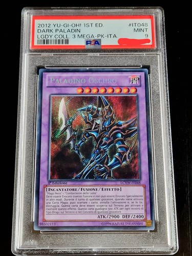 Yugioh paladino oscuro psa - yugioh, 9