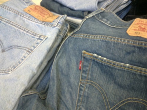 Jeans levis 501 produzione - jeans,