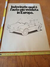 manifesto pubblicità originale Fiat 127 1976