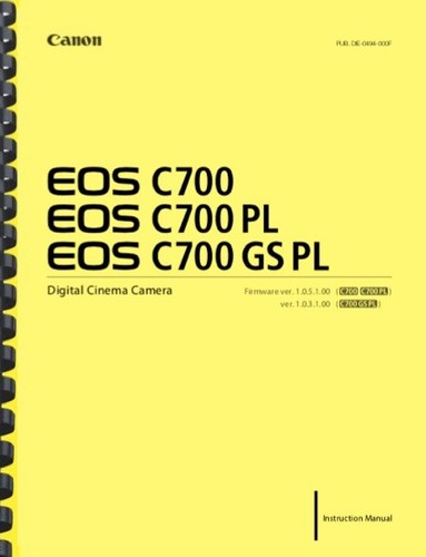 Canon eos c700 c700pl - eos,