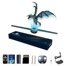 PROIETTORE DI OLOGRAMMA 3D 42CM PROIEZIONE OLOGRAFICA TRIDIMENSIONALE PER ANDROI