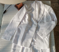 Tailleur bianco leggero e fresco S/M completo abito donna, nuovo, giacca e pant