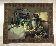 Arazzo Vino Uva Pentole Vecchio Mondo Toscana Joseph Sulkowski - 41x49 in