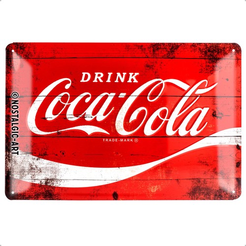 Plaque vintage coca cola - vintage, –