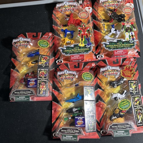 Power rangers jungle - rangers, set