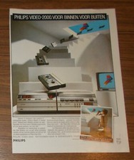 Rara Pubblicità PHILIPS VR