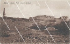cn255 cartolina ex colonie eritrea assab forte e tomba giulietti