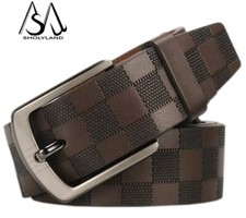 Cintura uomo intarsio scozzese - intarsio,