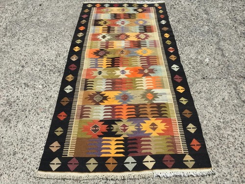 Tappeto kilim 4x9 fatto mano - fatto, a