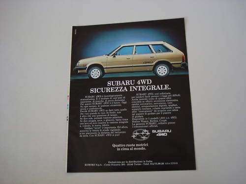 Advertising pubblicità 1983 - advertising,