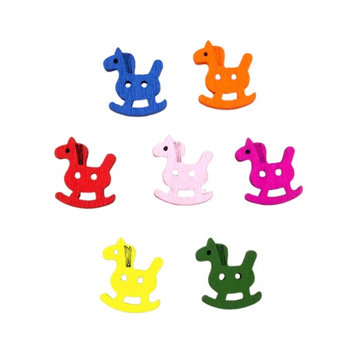 100 pcs bottoncini colorati - pcs,