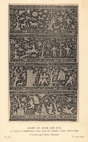 Cartolina arte ricamo - di,