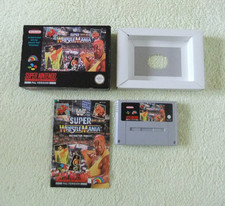 WWF SUPER WRESTLE MANIA - GIOCO SUPER NINTENDO / SNES * COMPLETO *
