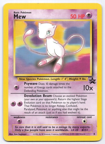 Mew promo black star - #8,