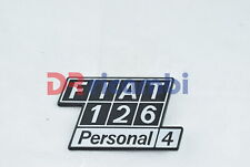 LOGO FREGIO SIGLA MODELLO " FIAT 126 PERSONAL 4 " DR1255