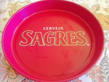 Vassoio in latta vintage Birra