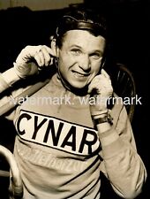 Fotografia originale Alfred Rüegg ciclista/pistardo svizzero anni 60