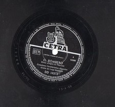 LUIGI GRANOZIO Complesso ESPERIA disco 78 giri EL BOMBERO stampa ITALIANA  ITALY