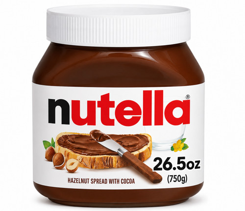 Nutella hazelnut spread with - spread,