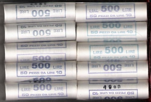 Lotto rotolini lire 1998 - lotto,