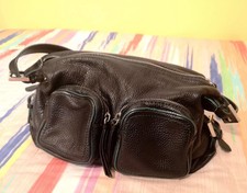 Borsa in pelle da donna colore verde scuro - marchio Tosca Blu