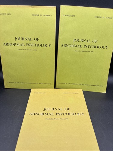 1973 journal abnormal - 1973, of